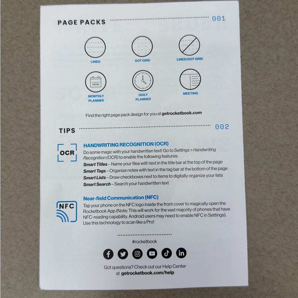 Rocketbook Pro Reusable Notebook - Picture 5 of 7